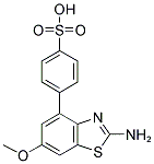 2-AMINO 6-METHOXY SULPHOPHENYL BENZOTHIAZOLE Struktur