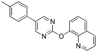 8-([5-(4-METHYLPHENYL)PYRIMIDIN-2-YL]OXY)QUINOLINE Struktur