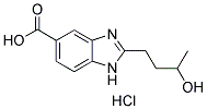 2-(3-HYDROXY-BUTYL)-1 H-BENZOIMIDAZOLE-5-CARBOXYLIC ACID HYDROCHLORIDE Struktur