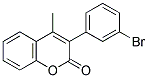 3(3'-BROMOPHENYL)-4-METHYLCOUMARIN Struktur