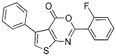 2-(2-FLUOROPHENYL)-5-PHENYL-4H-THIENO[2,3-D][1,3]OXAZIN-4-ONE Struktur