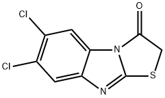 6,7-DICHLORO[1,3]THIAZOLO[3,2-A][1,3]BENZIMIDAZOL-3(2H)-ONE Struktur