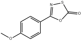 5-(4-METHOXYPHENYL)-1,3,4-OXATHIAZOL-2-ONE Struktur