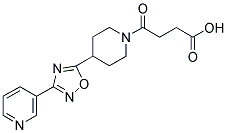 4-OXO-4-[4-(3-(PYRIDIN-3-YL)-1,2,4-OXADIAZOL-5-YL)PIPERIDIN-1-YL]BUTANOIC ACID Struktur