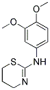 (5,6-DIHYDRO-4H-[1,3]THIAZIN-2-YL)-(3,4-DIMETHOXY-PHENYL)-AMINE Struktur