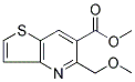 5-(METHOXYMETHYL)THIENO[3,2-B]PYRIDINE-6-CARBOXYLIC ACID, METHYL ESTER Struktur