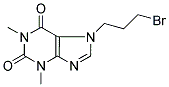 7-(3-BROMOPROPYL)-1,3-DIMETHYL-3,7-DIHYDRO-1H-PURINE-2,6-DIONE Struktur