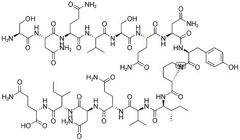 H-SER-ASN-GLN-VAL-SER-GLN-ASN-TYR-PRO-ILE-VAL-GLN-ASN-ILE-GLN-OH Struktur