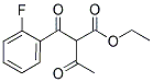 2-(2-FLUORO-BENZOYL)-3-OXO-BUTYRIC ACID ETHYL ESTER Struktur