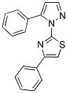 4-PHENYL-2-(5-PHENYL-1H-PYRAZOL-1-YL)-1,3-THIAZOLE Struktur