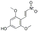 1-(2,6-DIMETHOXY-4-HYDROXYPHENYL)-2-NITROETHENE Struktur