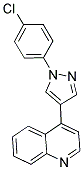 4-[1-(4-CHLOROPHENYL)-1H-PYRAZOL-4-YL]QUINOLINE Struktur