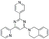 2-(6-PYRIDIN-2-YL-2-PYRIDIN-4-YLPYRIMIDIN-4-YL)-1,2,3,4-TETRAHYDROISOQUINOLINE Struktur