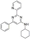 N-CYCLOHEXYL-6-PHENYL-2-PYRIDIN-2-YLPYRIMIDIN-4-AMINE Struktur