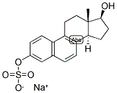 1,3,5(10), 6,8(9)-ESTRAPENTAEN-3,17-BETA-DIOL 3-SULFATE, SODIUM SALT Struktur