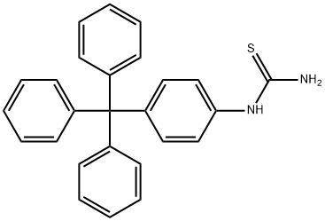 N-(4-TRITYLPHENYL)THIOUREA Struktur