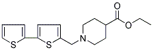 1-[(5-(2-THIENYL)-2-THIENYL)METHYL]PIPERIDINE-4-CARBOXYLIC ACID, ETHYL ESTER