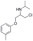 N-(2-CHLORO-1-[(3-METHYLPHENOXY)METHYL]ETHYL)-N-ISOPROPYLAMINE Struktur