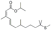 2-CIS-4-TRANS-S-METHOPRENIC ACID Struktur