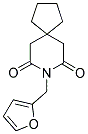 8-(2-FURYLMETHYL)-8-AZASPIRO[4.5]DECANE-7,9-DIONE Struktur