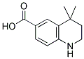 4,4-DIMETHYL-1,2,3,4-TETRAHYDROQUINOLINE-6-CARBOXYLIC ACID Struktur