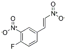 1-(4-FLUORO-3-NITROPHENYL)-2-NITROETHENE Struktur