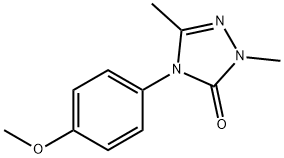 4-(4-METHOXYPHENYL)-2,5-DIMETHYL-2,4-DIHYDRO-3H-1,2,4-TRIAZOL-3-ONE Struktur