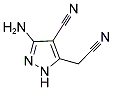 3-AMINO-5-CYANOMETHYL-1H-PYRAZOLE-4-CARBONITRILE Struktur