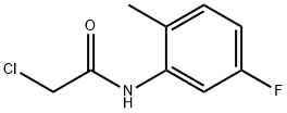 2-CHLORO-N-(5-FLUORO-2-METHYLPHENYL)ACETAMIDE Struktur