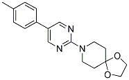 8-[5-(4-METHYLPHENYL)PYRIMIDIN-2-YL]-1,4-DIOXA-8-AZASPIRO[4.5]DECANE Struktur