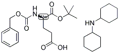 N-ALPHA-CARBOBENZOXY-D-GLUTAMIC ACID ALPHA-T-BUTYL ESTER DICYCLOHEXYLAMMONIUM SALT Struktur