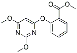 2-[(2,6-DIMETHOXYPYRIMIDIN-4-YL)OXY]BENZOIC ACID, METHYL ESTER Struktur