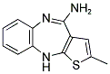 4-AMINO-2-METHYL-10H-THIENO(2,3-B)(1,5)-BENZODIAZEPINE Struktur