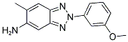 2-(3-METHOXY-PHENYL)-6-METHYL-2H-BENZOTRIAZOL-5-YLAMINE Struktur