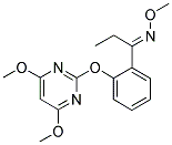 3-AZA-4-[2-[(4,6-DIMETHOXYPYRIMIDIN-2-YL)OXY]PHENYL]-2-OXAHEX-3-ENE Struktur