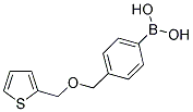 4-[(2-THIENYLMETHOXY)METHYL]BENZENEBORONIC ACID Struktur