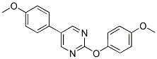 2-(4-METHOXYPHENOXY)-5-(4-METHOXYPHENYL)PYRIMIDINE Struktur