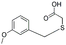 [(3-METHOXYBENZYL)SULFANYL]ACETIC ACID Struktur