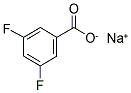 SODIUM 3,5-DIFLUOROBENZOATE Struktur