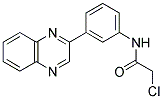 2-CHLORO-N-[3-(2-QUINOXALINYL)PHENYL]ACETAMIDE Struktur