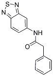 N-(2,1,3-BENZOTHIADIAZOL-5-YL)-2-PHENYLACETAMIDE Struktur