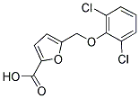 5-[(2,6-DICHLOROPHENOXY)METHYL]-2-FUROIC ACID Struktur