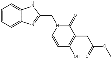 METHYL 2-[1-(1H-1,3-BENZIMIDAZOL-2-YLMETHYL)-4-HYDROXY-2-OXO-1,2-DIHYDRO-3-PYRIDINYL]ACETATE Struktur