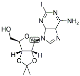 2-IODOADENOSINE 2',3'-ACETONIDE Struktur