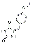 5-((4-ETHOXYPHENYL)METHYLENE)IMIDAZOLIDINE-2,4-DIONE Struktur