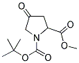 4-OXO-PYRROLIDINE-1,2-DICARBOXYLIC ACID 1-TERT-BUTYL ESTER 2-METHYL ESTER Struktur