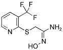 2-[3-(TRIFLUOROMETHYL)PYRID-2-YLTHIO]ACETAMIDE OXIME Struktur