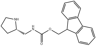 (S)-2-N-FMOC-AMINOMETHYL PYRROLIDINE Struktur