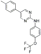 5-(4-METHYLPHENYL)-N-[4-(TRIFLUOROMETHOXY)PHENYL]PYRIMIDIN-2-AMINE Struktur