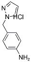 4-PYRAZOL-1-YLMETHYL-PHENYLAMINE HYDROCHLORIDE Struktur